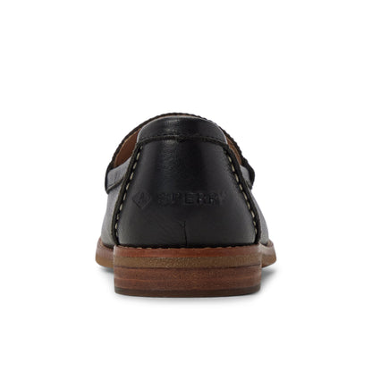Seaport Penny Leather Loafer Black Sperry