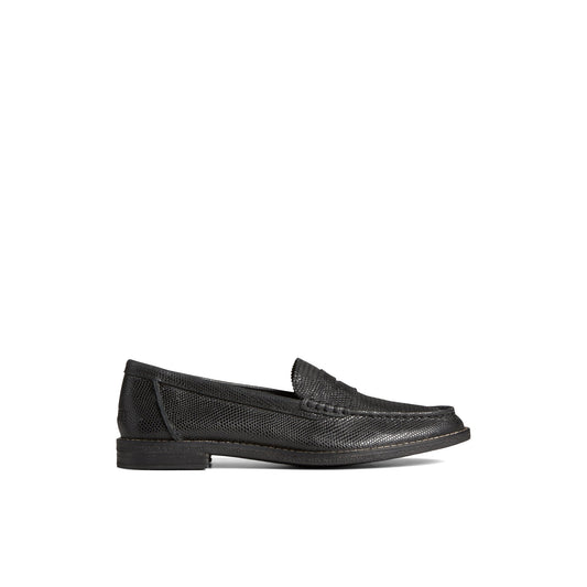 Seaport Penny Leather Loafer Black - 2 Sperry