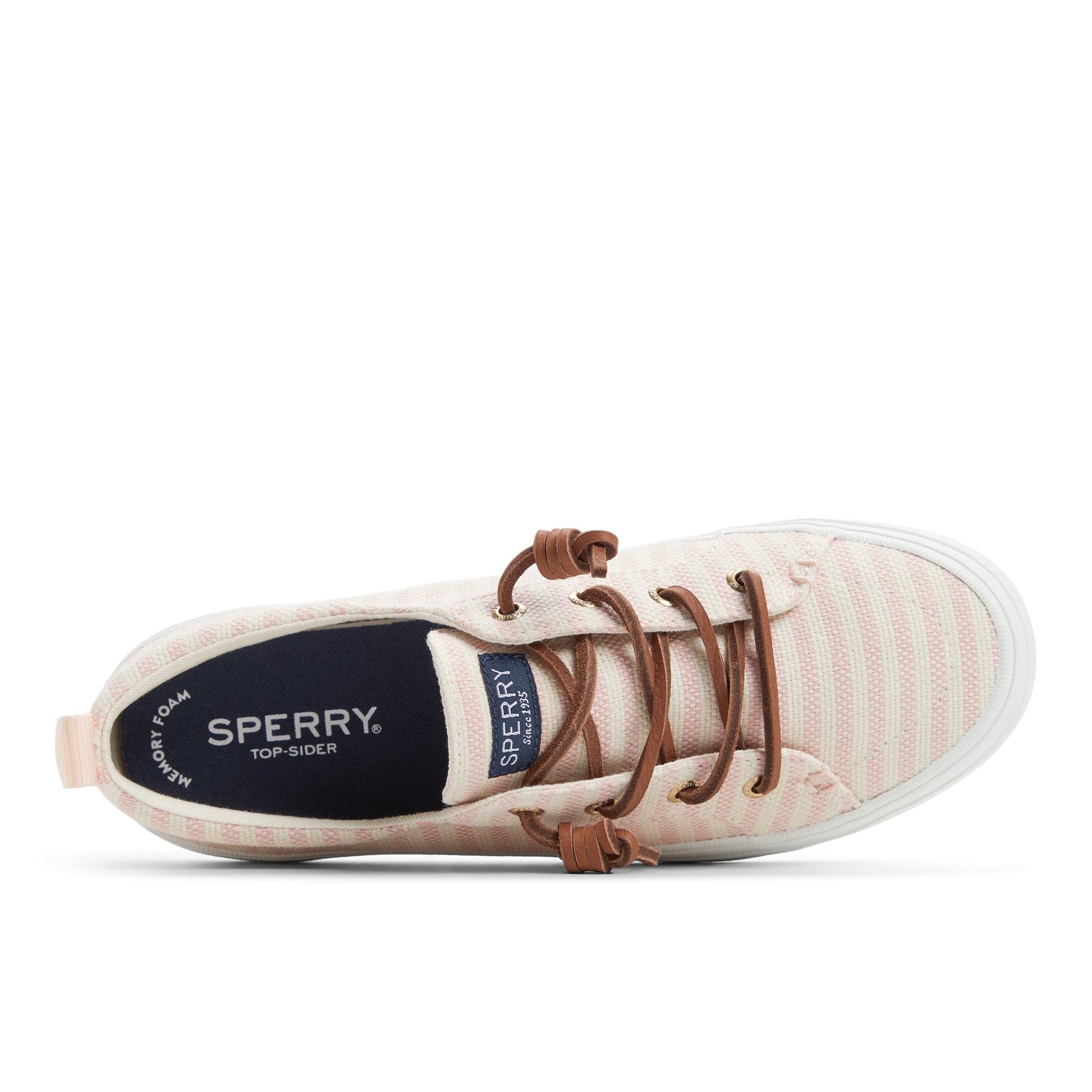 Crest Vibe Sneaker White Light Pink Sperry