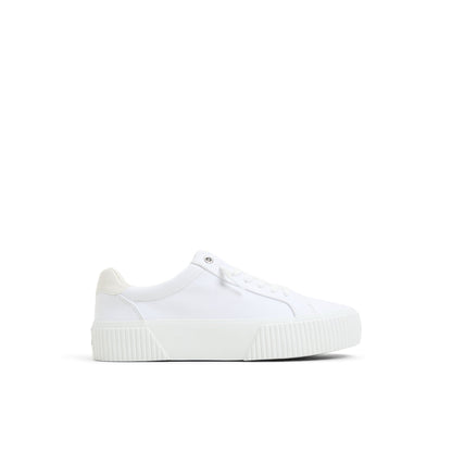 Bermuda Lace to Toe Platform Sneakers White Sperry