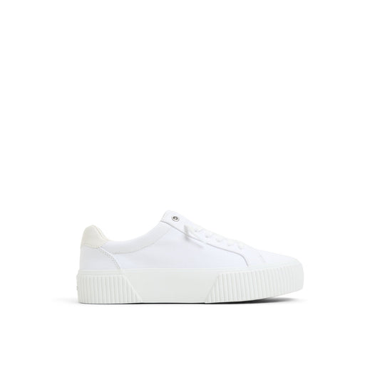 Bermuda Lace to Toe Platform Sneakers White Sperry