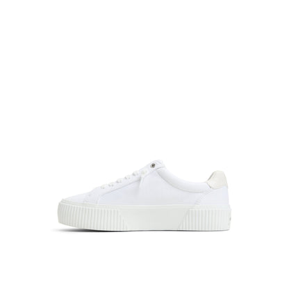 Bermuda Lace to Toe Platform Sneakers White Sperry
