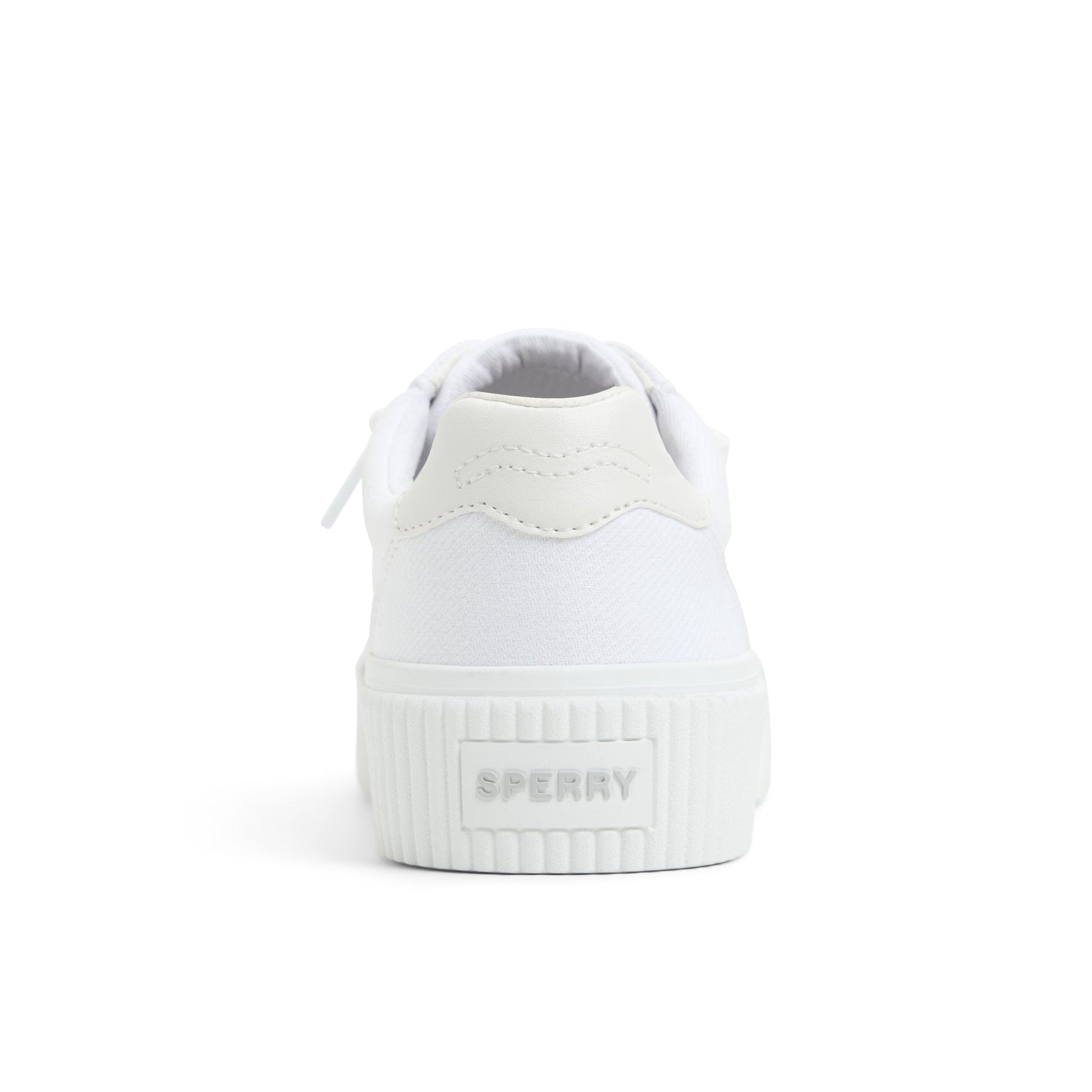 Bermuda Lace to Toe Platform Sneakers White Sperry