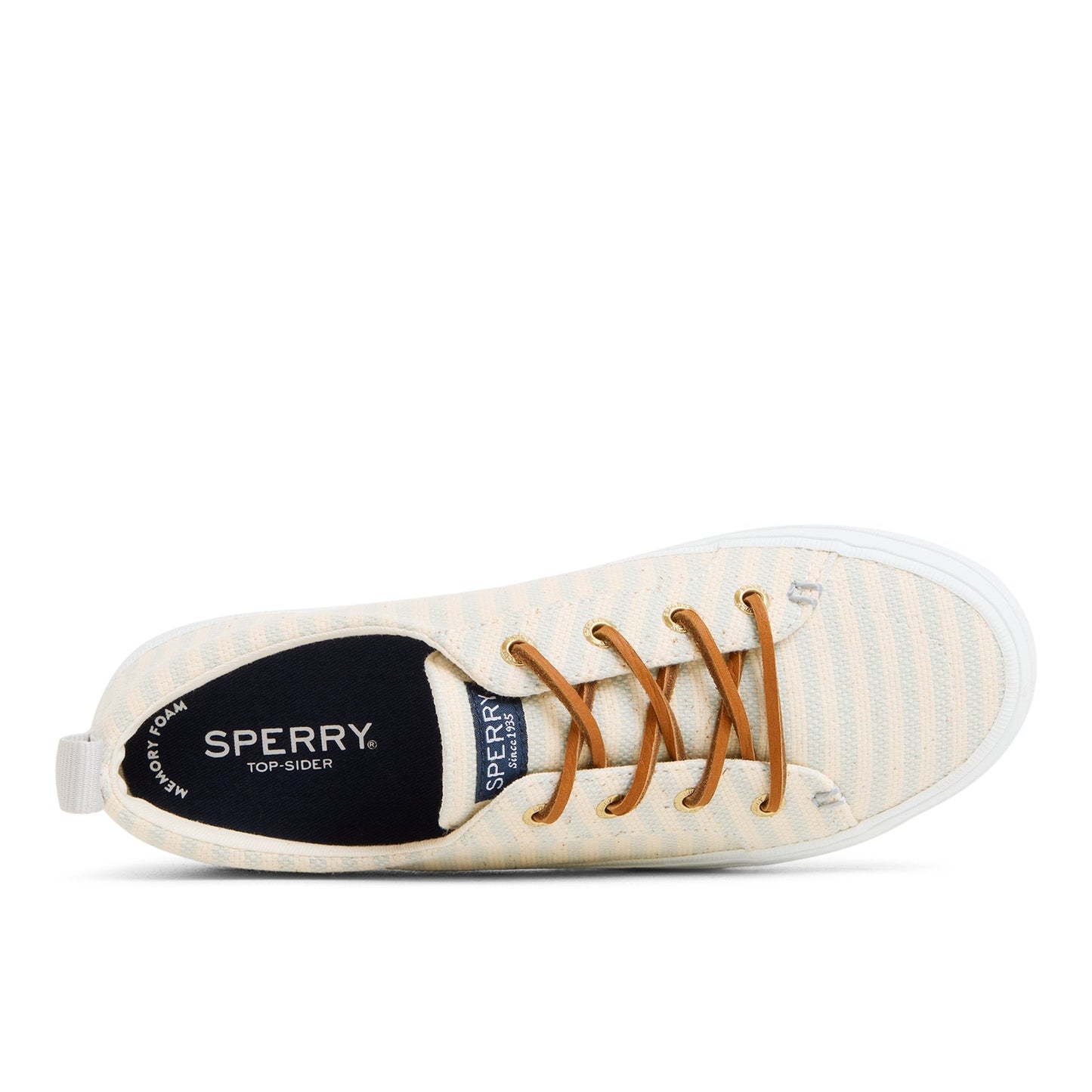 Crest Vibe Sneaker White Grey Sperry