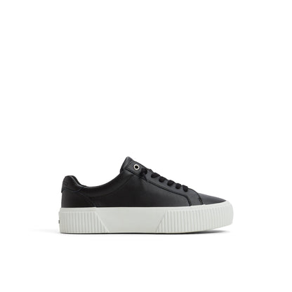Bermuda Lace to Toe Platform Sneakers Black Sperry