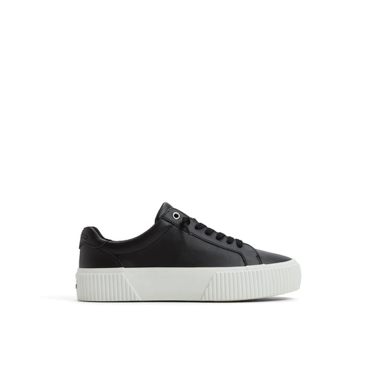 Bermuda Lace to Toe Platform Sneakers Black Sperry