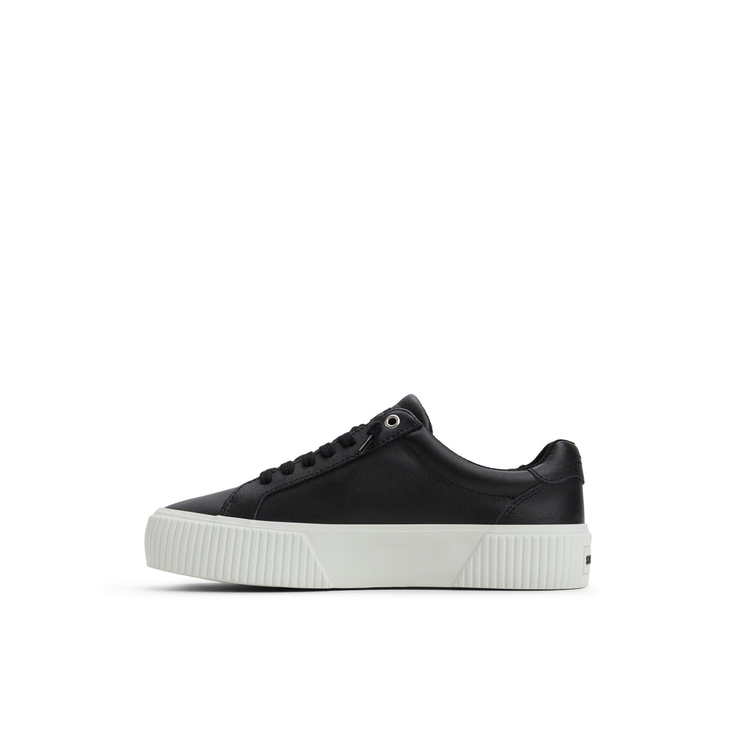 Bermuda Lace to Toe Platform Sneakers Black Sperry