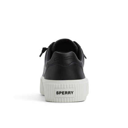Bermuda Lace to Toe Platform Sneakers Black Sperry