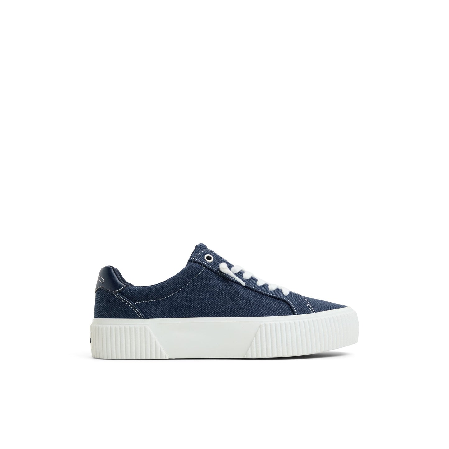 Bermuda Lace to Toe Platform Sneakers Navy Sperry