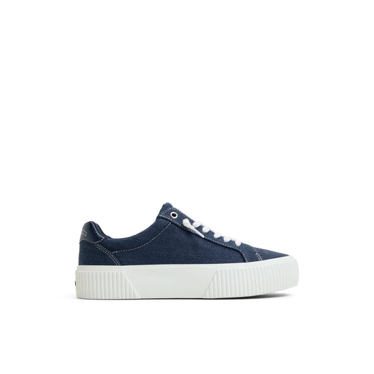 Bermuda Lace to Toe Platform Sneakers Navy Sperry