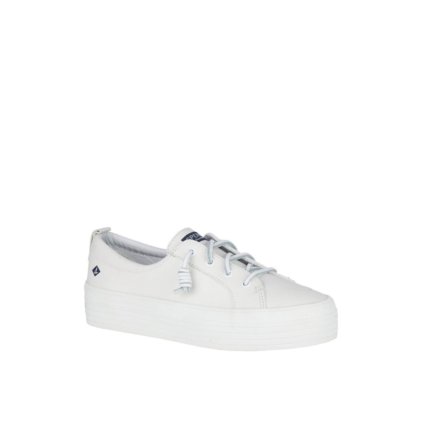 Crest Vibe Platform Leather Sneaker Sperry