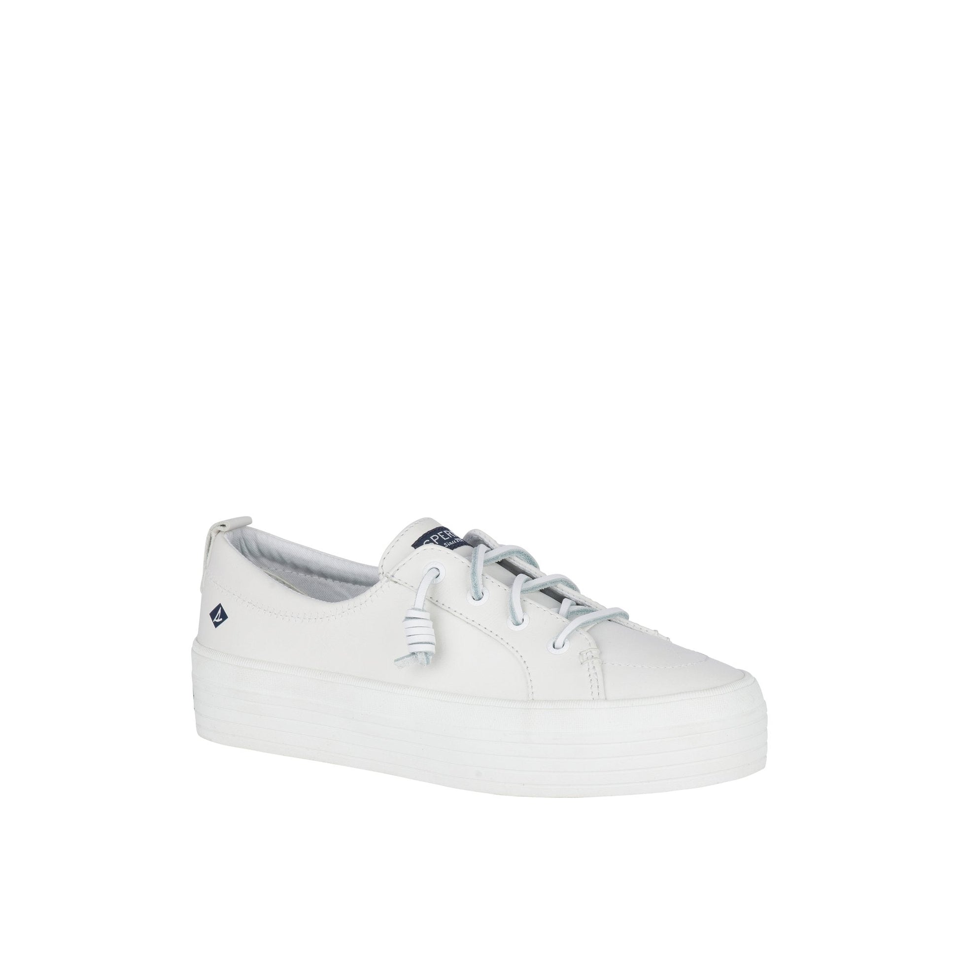 Crest Vibe Platform Leather Sneaker Sperry