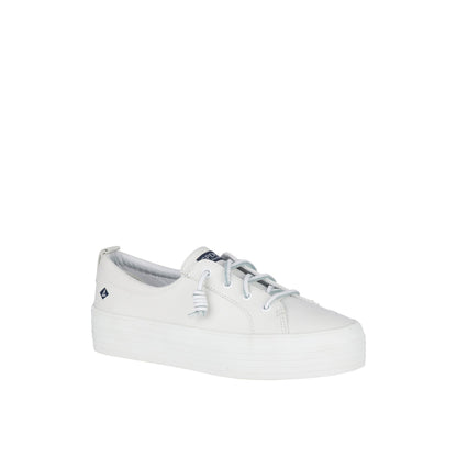 Crest Vibe Platform Leather Sneaker Sperry