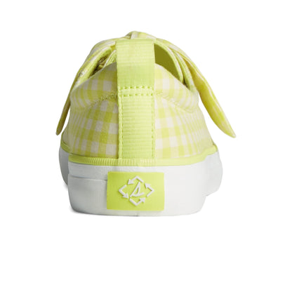 Crest Vibe Gingham Sneaker Light Green Sperry