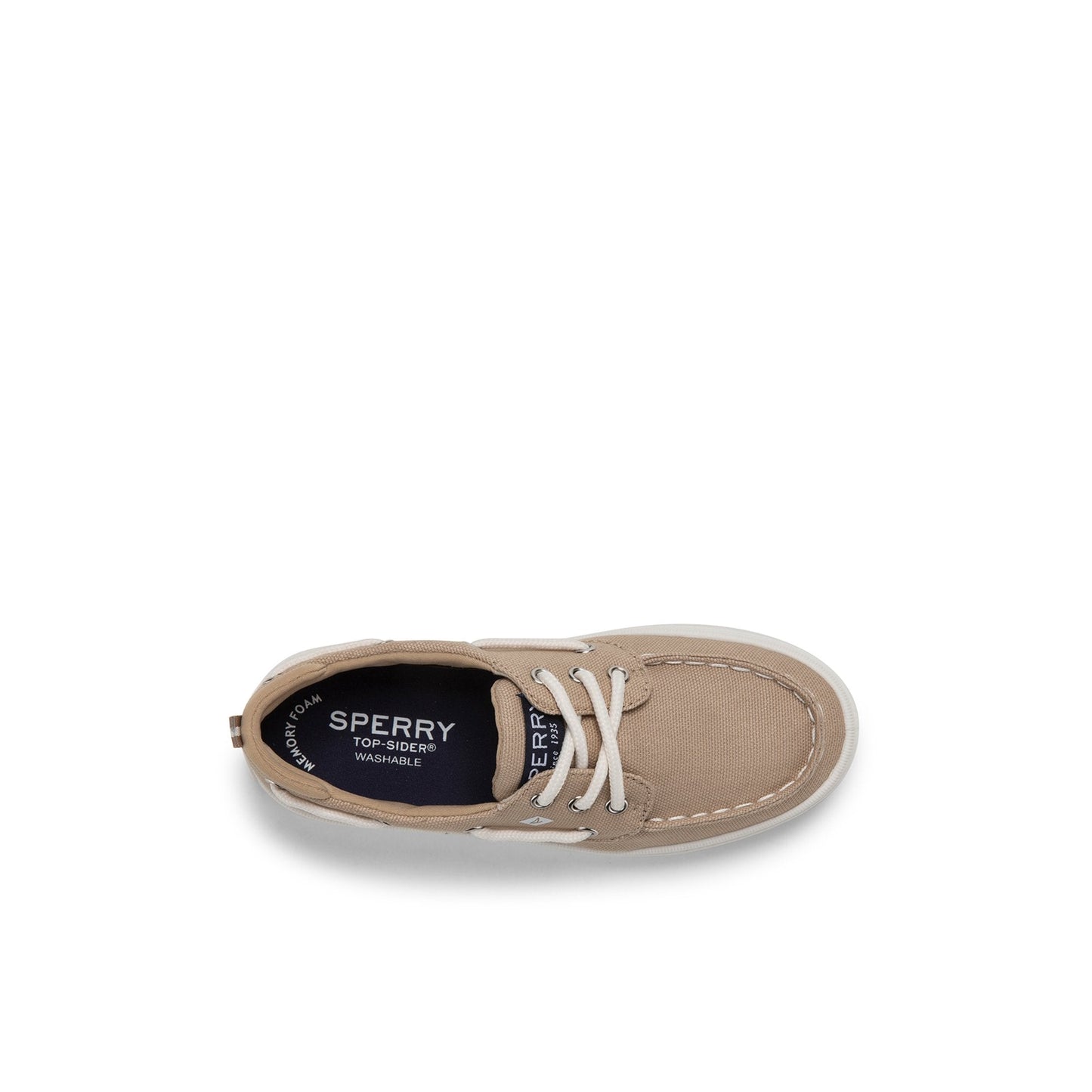 Seakwsktex Khaki Kids Boat Shoes Sperry
