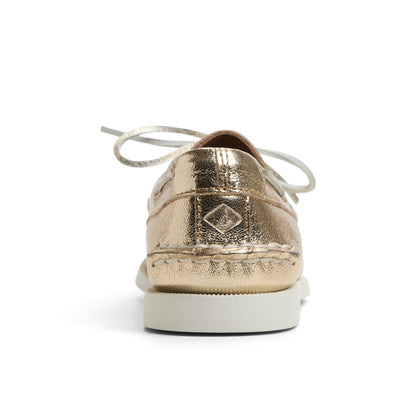 Authentic Original™ 2 Eye Boat Shoe Gold Women's Leather Sperry