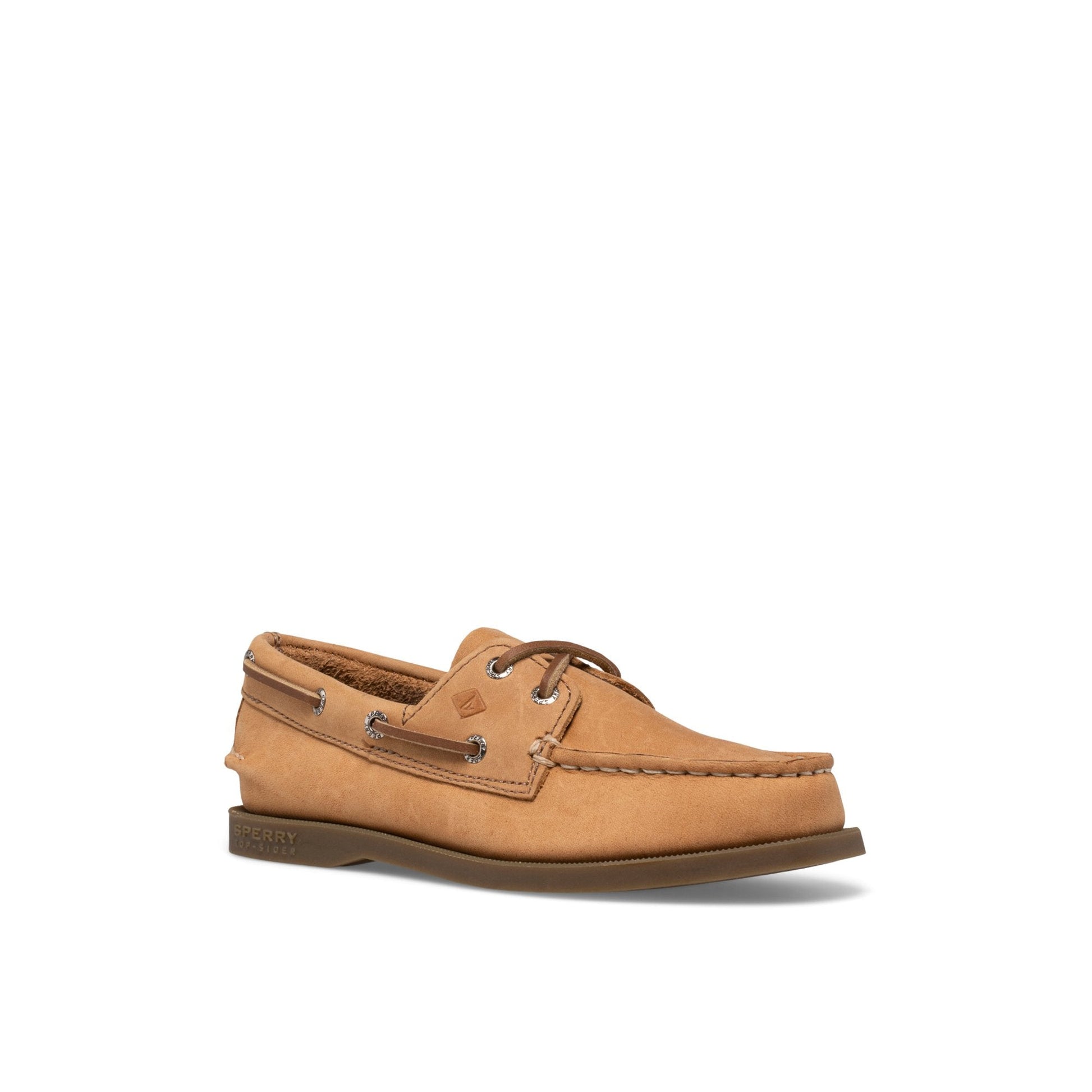 Aokleather Dark Brown Kids Boat Shoes Sperry