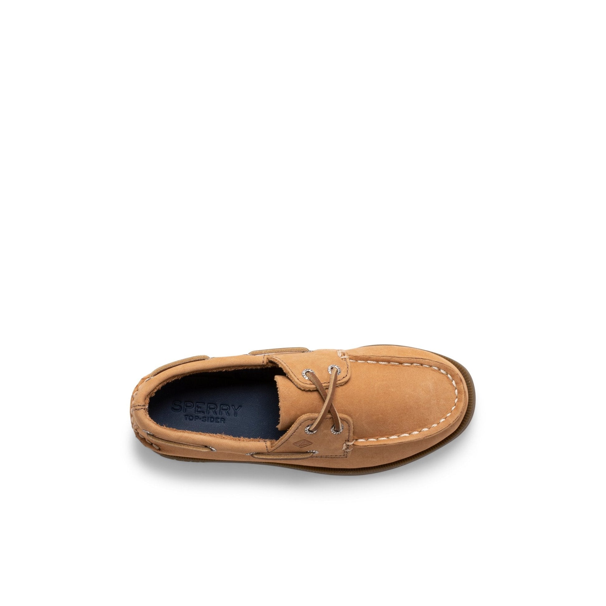 Aokleather Dark Brown Kids Boat Shoes Sperry
